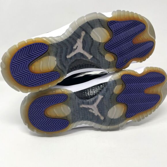 Nike Air Jordan 11 Concord Mens 11 Black Patent Leather Iconic Sneakers 2011 EUC - Picture 11 of 13